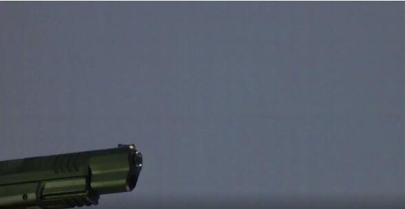 High-speed camera bullet shooting